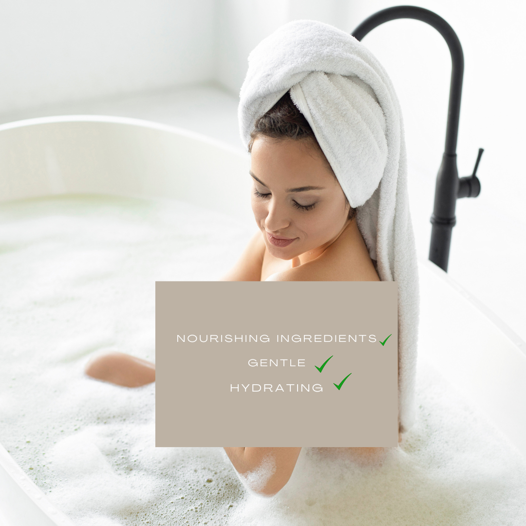 Nourishing body wash for dry skin