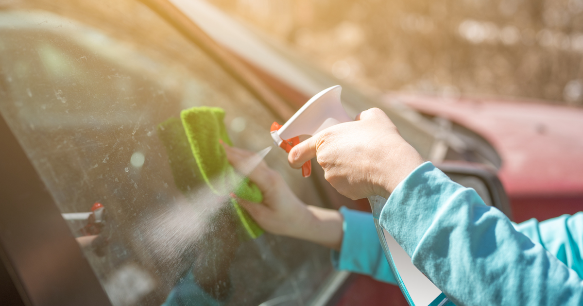 how to clean car windows