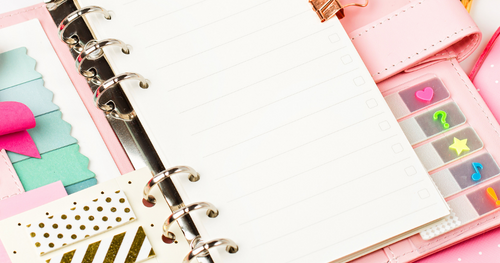 creative self-care planner